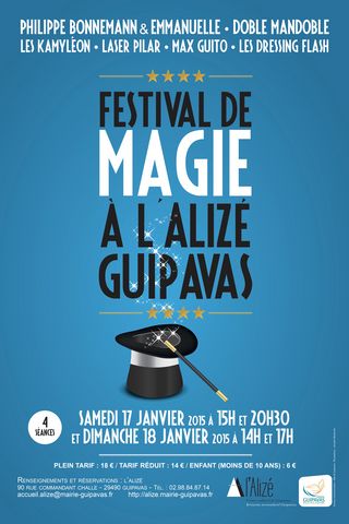affiche de l'édition 2015 du Festival de Magie de Guipavas