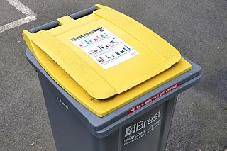 Bac de tri des recyclables