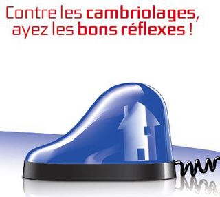 Campagne de prévention nationale intitulée "contre les cambriolages, ayez les bons réflexes"