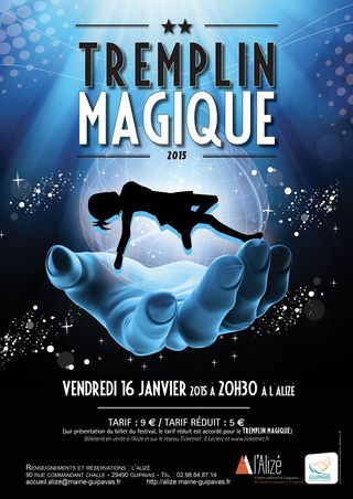 affiche du tremplin magique 2015 de Guipavas