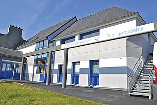 Vue extérieure de la Maison des jeunes