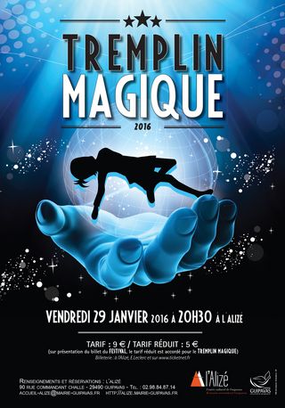 affiche du tremplin magique 2016 de Guipavas