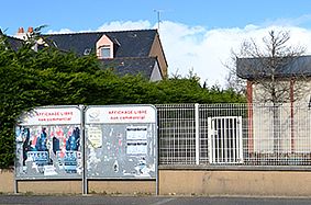 panneau d'affichage libre - école maternelle Louis Pergaud