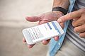 formulaire "annoncer un événément" sur smartphone (illustration)